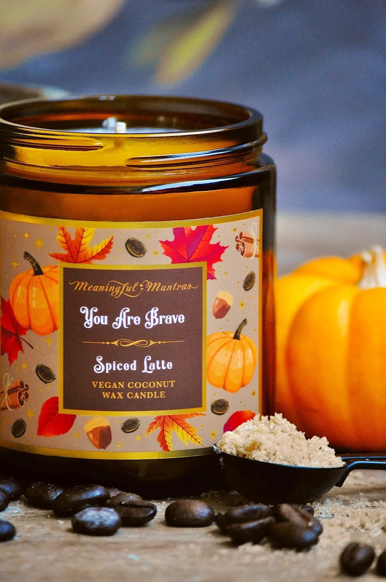 You Are Brave Spiced Latte Candle - Image 8