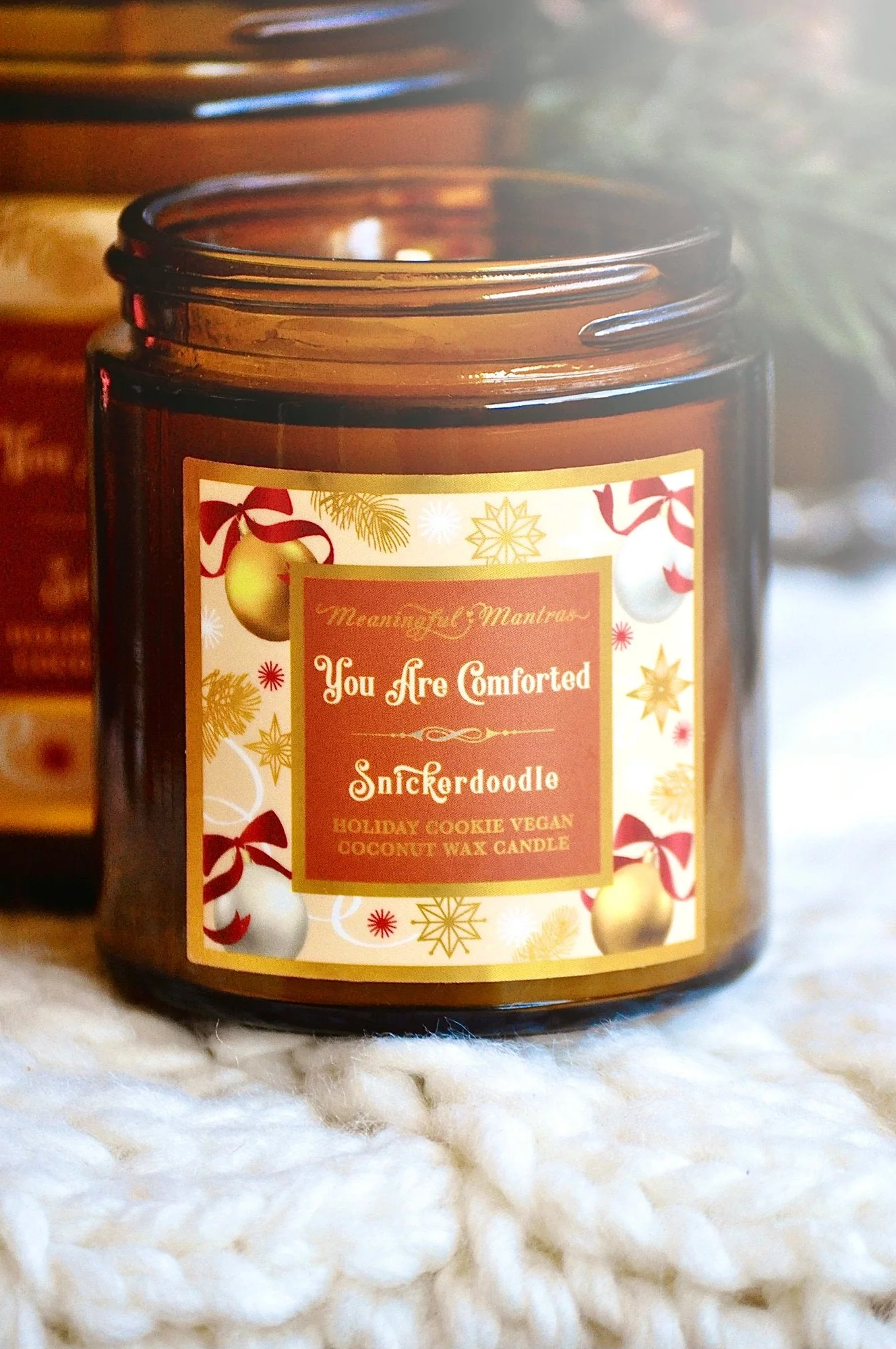 You Are Comforted Snickerdoodle Cookie Mini Candle - Image 3