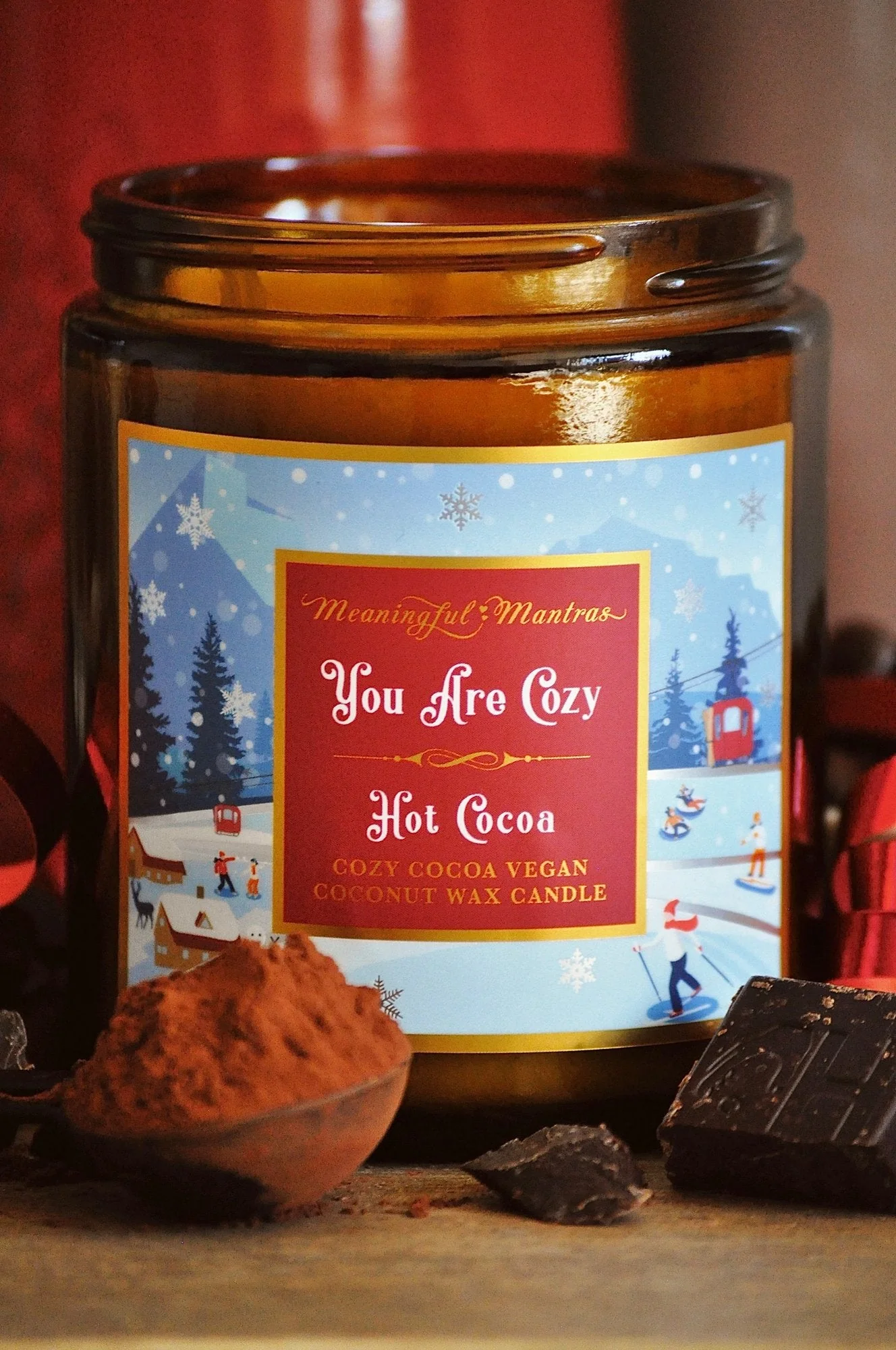 You Are Cozy Hot Cocoa Candle - Image 4