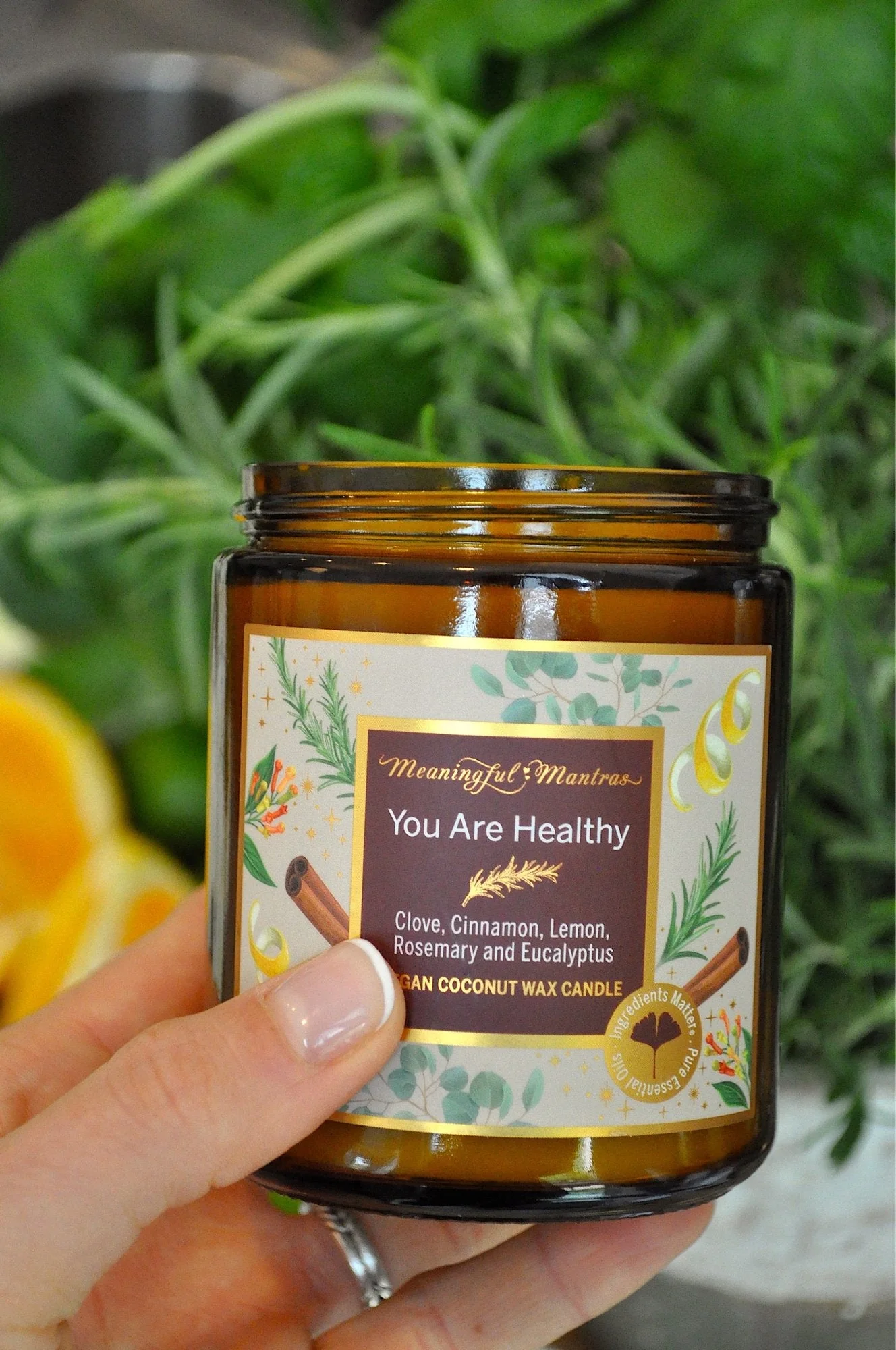 You Are Healthy Holistic Blend Candle - Image 4