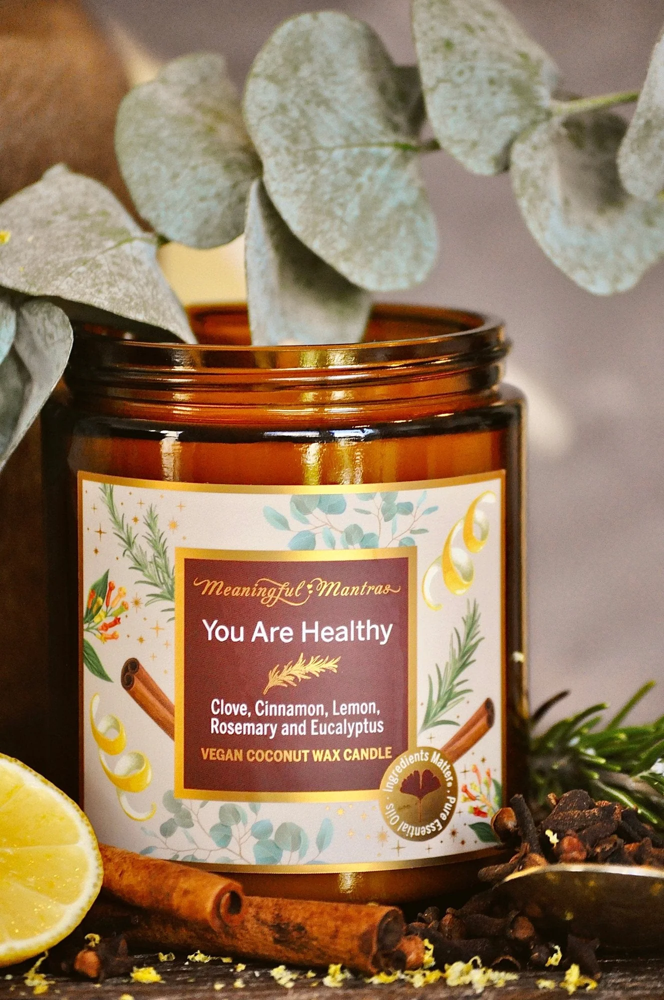 You Are Healthy Holistic Blend Candle - Image 5