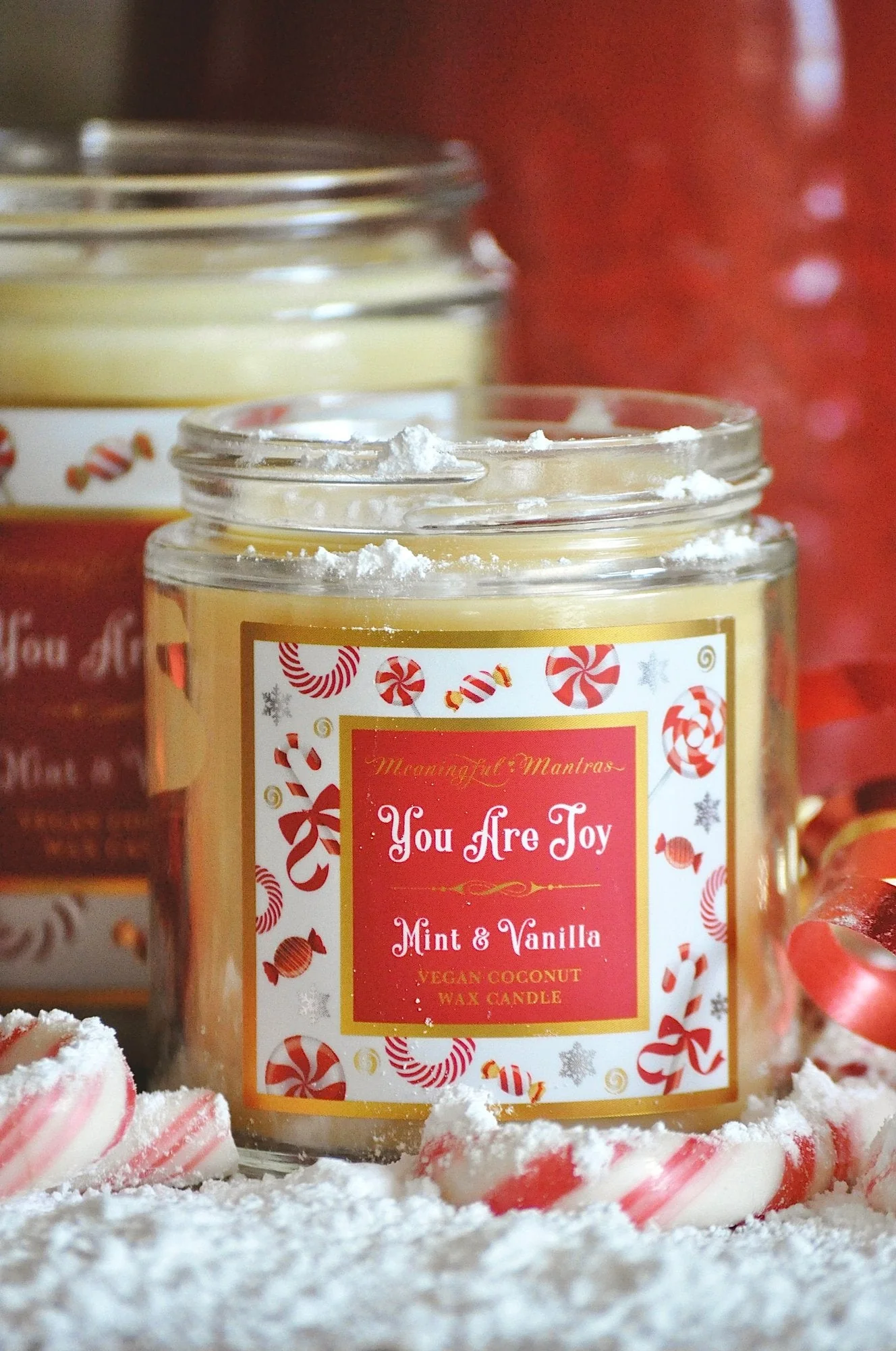 You Are Joy Mint & Vanilla Mini Candle - Image 2
