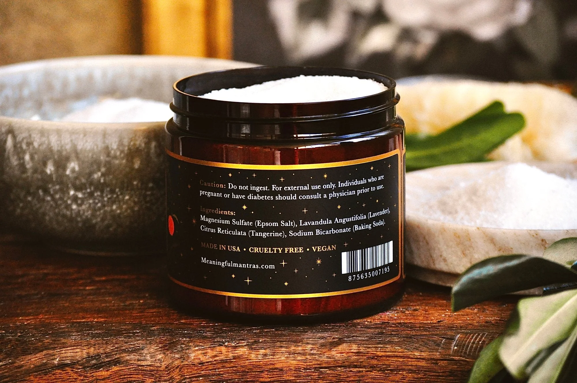 You Are Relaxing Lavender & Tangerine 14oz Epsom Salt - Image 3