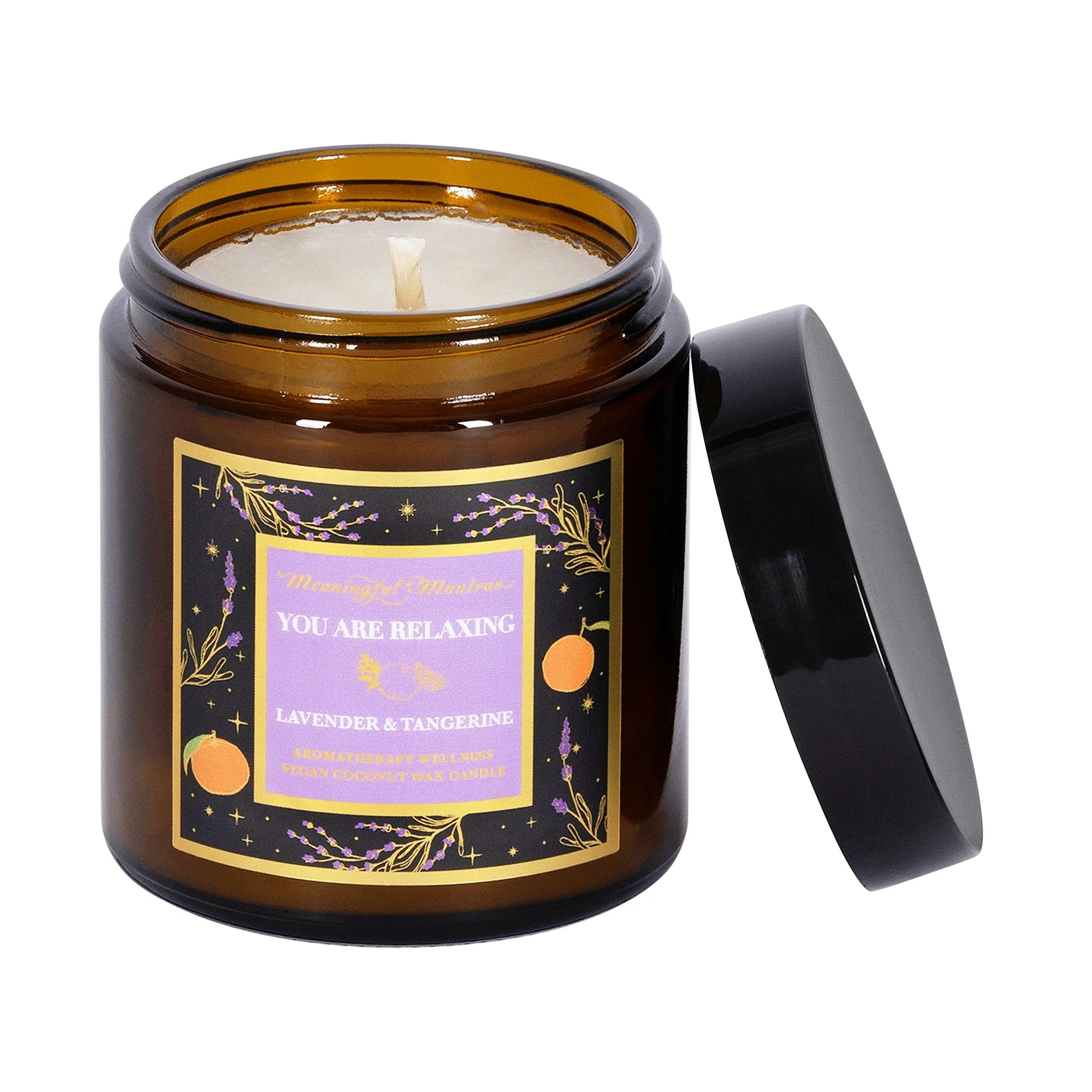 You Are Relaxing Lavender & Tangerine Mini Candle
