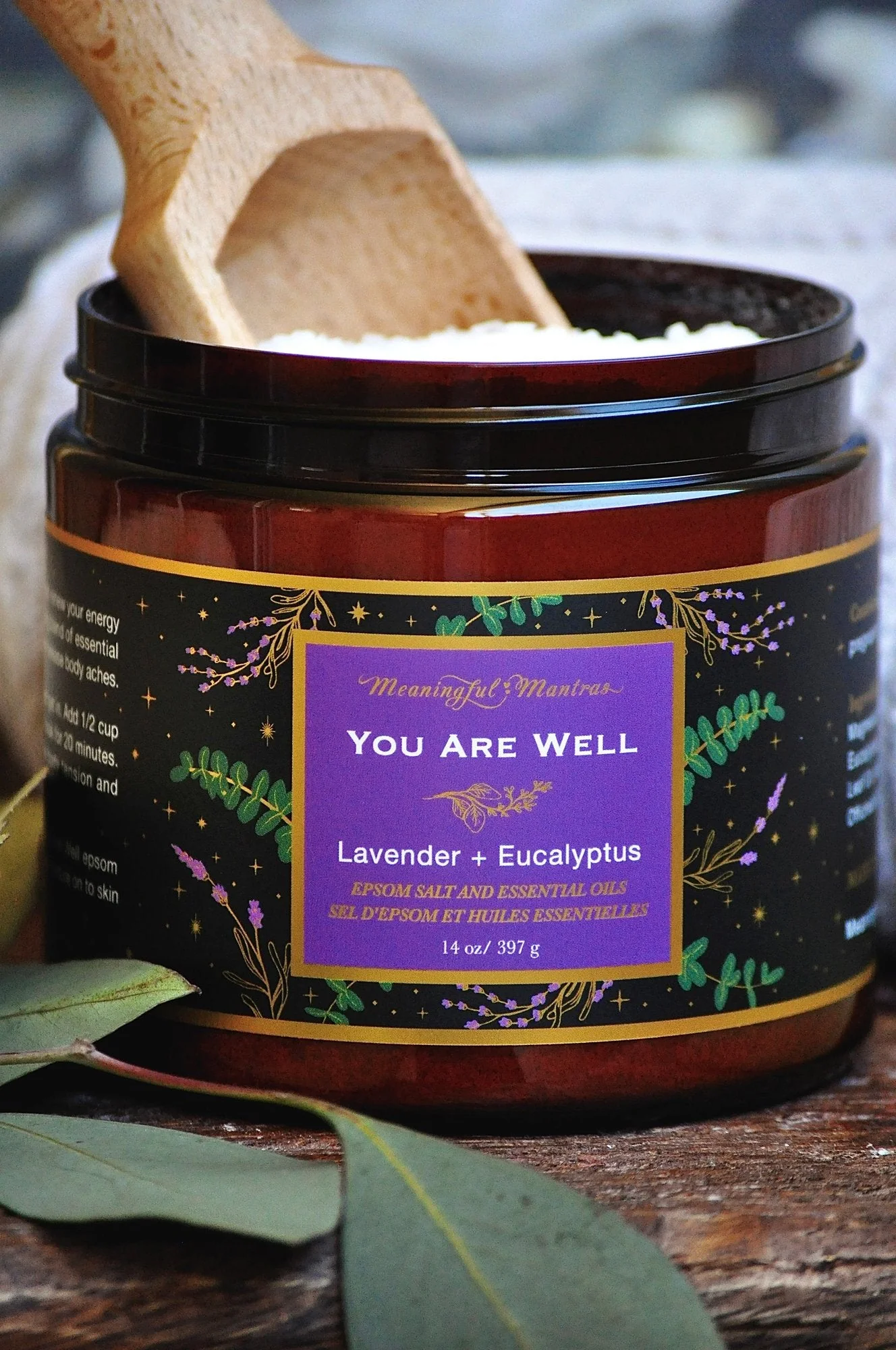 You Are Well Lavender & Eucalyptus 14oz Epsom Salt