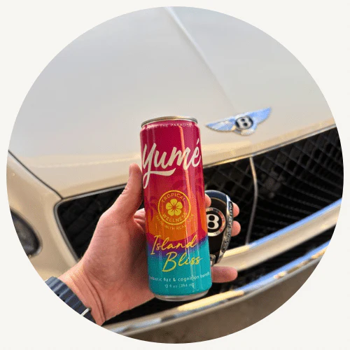 Yumé Island Bliss | 24 Pack | Sparkling Adaptogen Drink | Focus & Calm - Image 4
