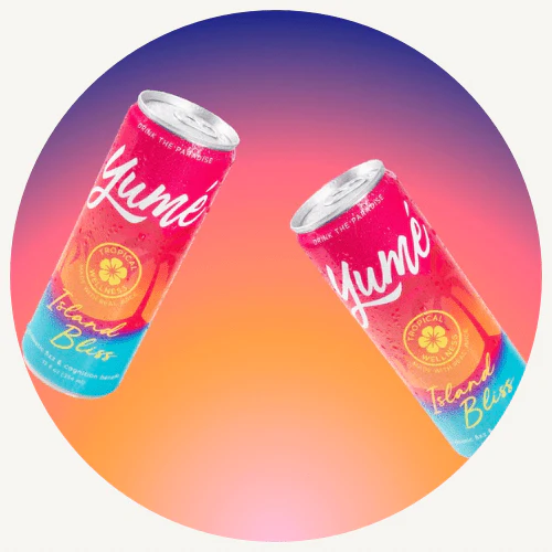 Yumé Island Bliss | 6 Pack Gift | Sparkling Adaptogen Drink | Focus & Calm - Image 5