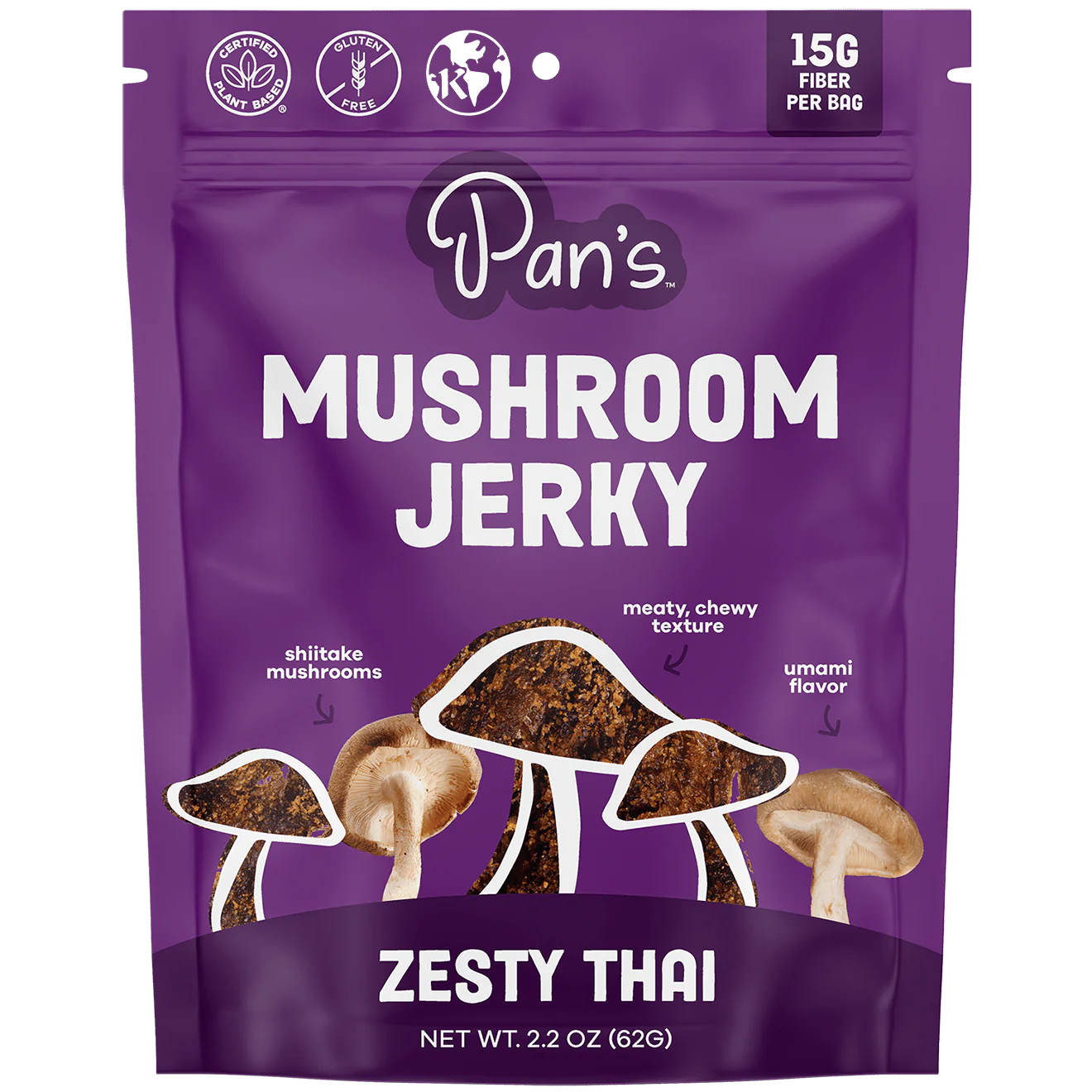 Zesty Thai Mushroom Jerky